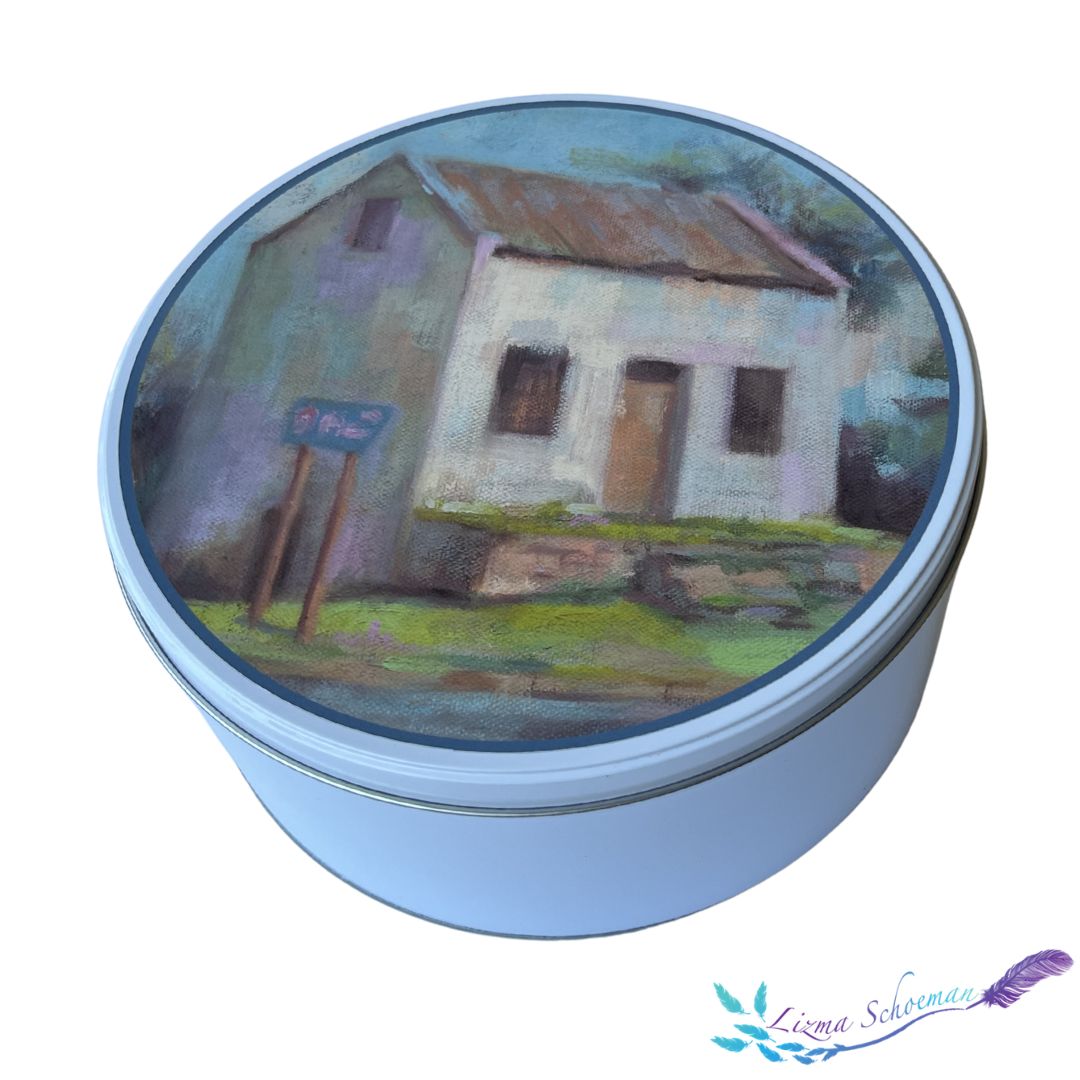 THE OLD MILL Round Tin